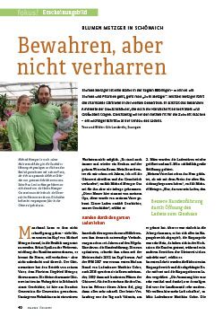 florieren 06/2022 - Blumen Metzger in Schönaich mit neuem Ladenbaukonzept von sg-Ladenbau